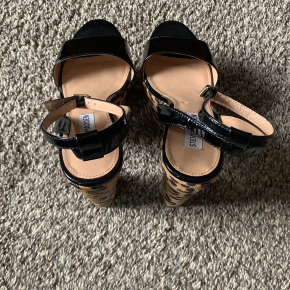 Steven Madden Shazzam Leather Pony Hair Platform - Picture 6 of 14